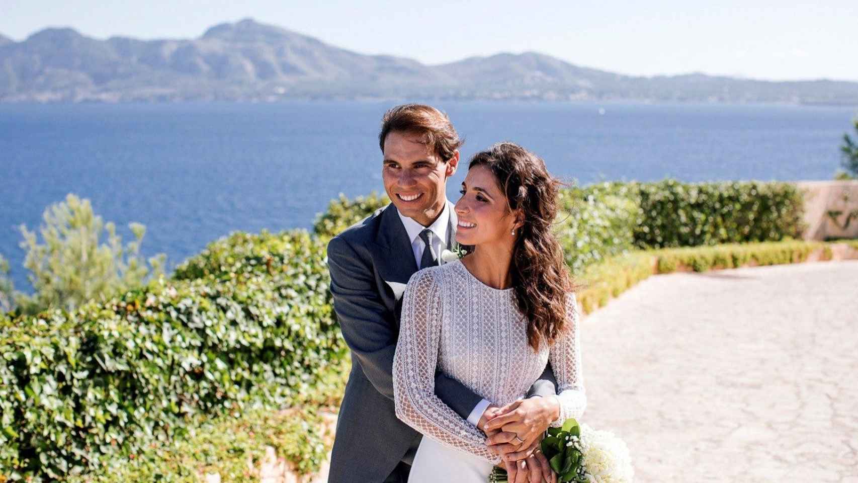 Rafa Nadal y Mery Perelló en su enlace matrimonial, en el que sirvieron el remedio para resaca mano de santo / PIXABAY