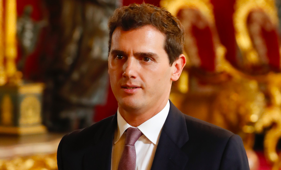 Albert Rivera aparece solo en el besamanos del Día de la Hispanidad / EP