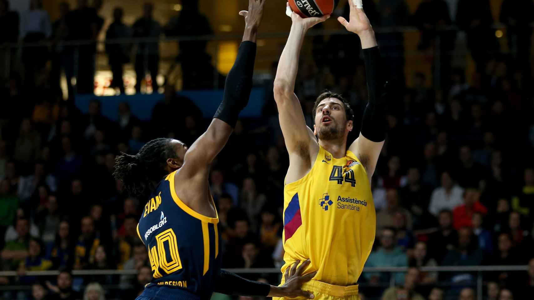 Tomic, en una acción ante el Khimki | FCB