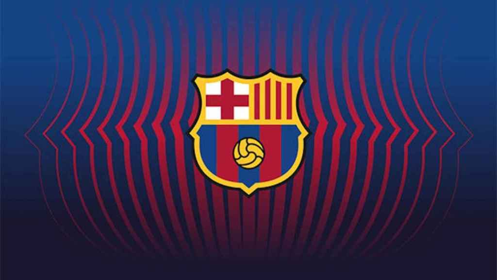 Una foto del nuevo escudo del Barça / FC Barcelona