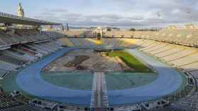 Las obras de acondicionamiento del Estadi Lluís Companys en Montjuïc / FCB