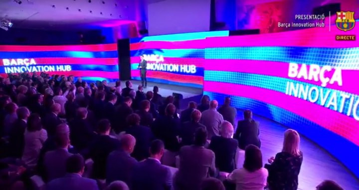 Una foto de la presentación del Barça Innovation HUB / FCB