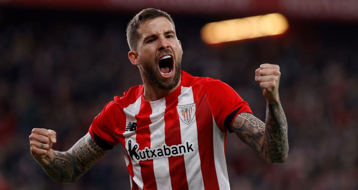 Iñigo Martínez, celebrando un gol, durante un partido con el Athletic Club / EFE