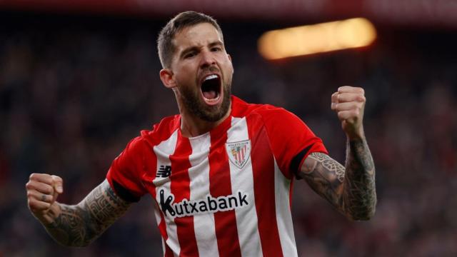 Iñigo Martínez, celebrando un gol, durante un partido con el Athletic Club / EFE