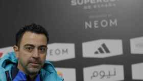 Xavi Hernández, en la rueda de prensa previa a la final de la Supercopa / EFE