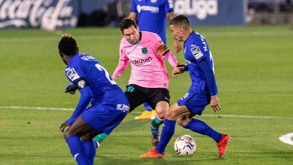 Leo Messi, en una acción ante el Getafe | EFE