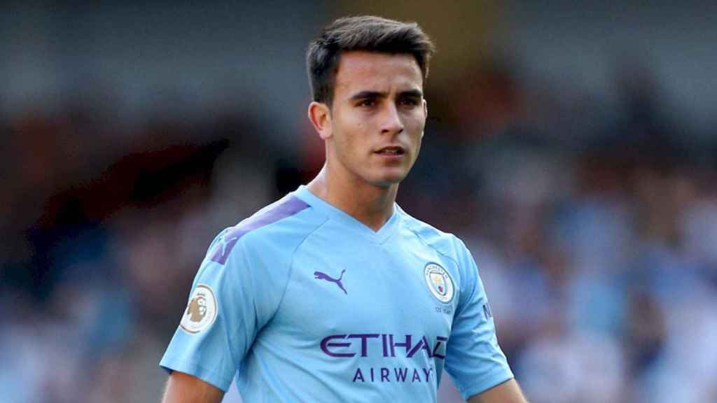 Eric Garcia en una imagen de archivo con el Manchester City / EFE