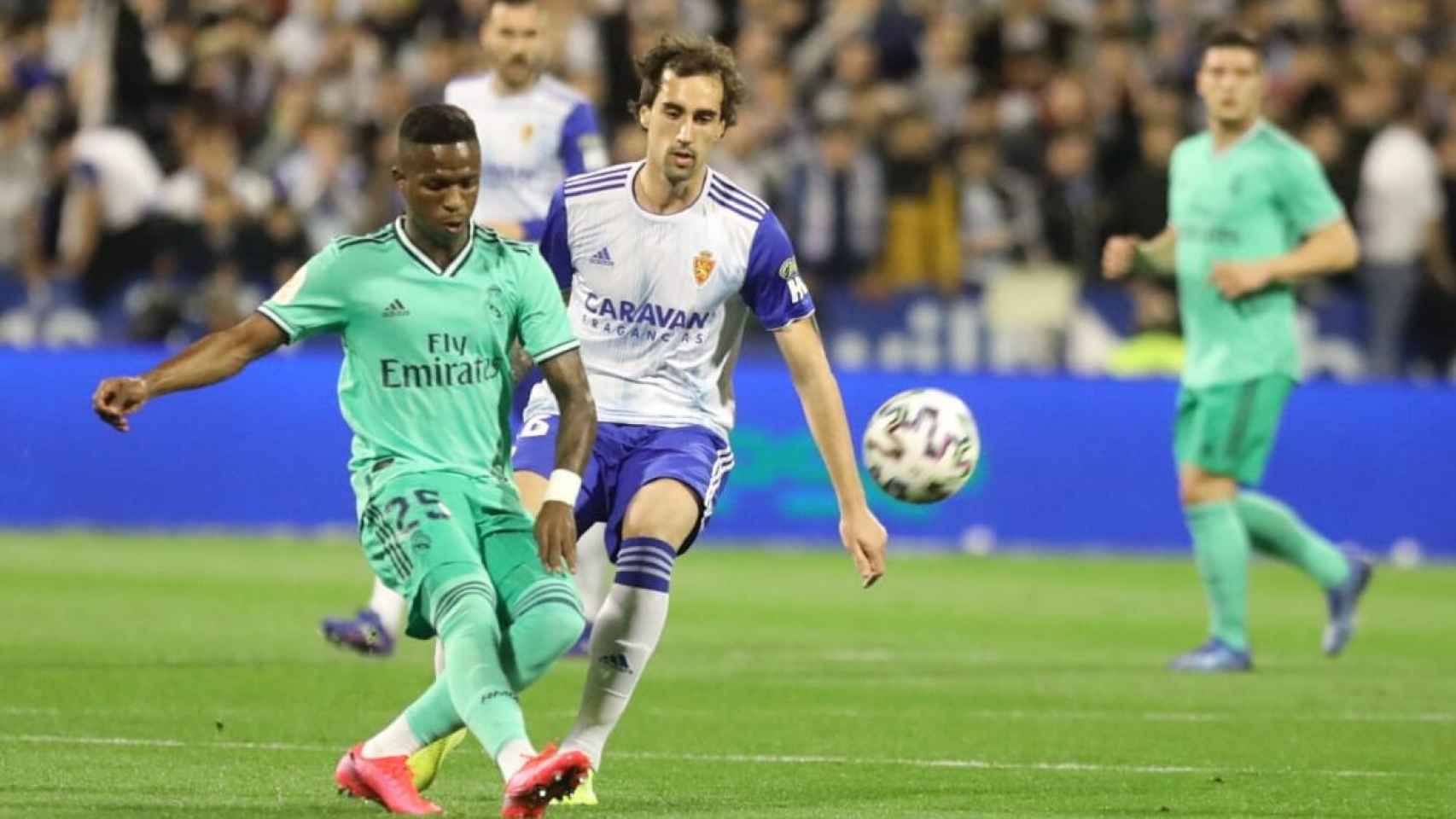 Vinicius fue el mejor del Real Madrid ante el Zaragoza | EFE