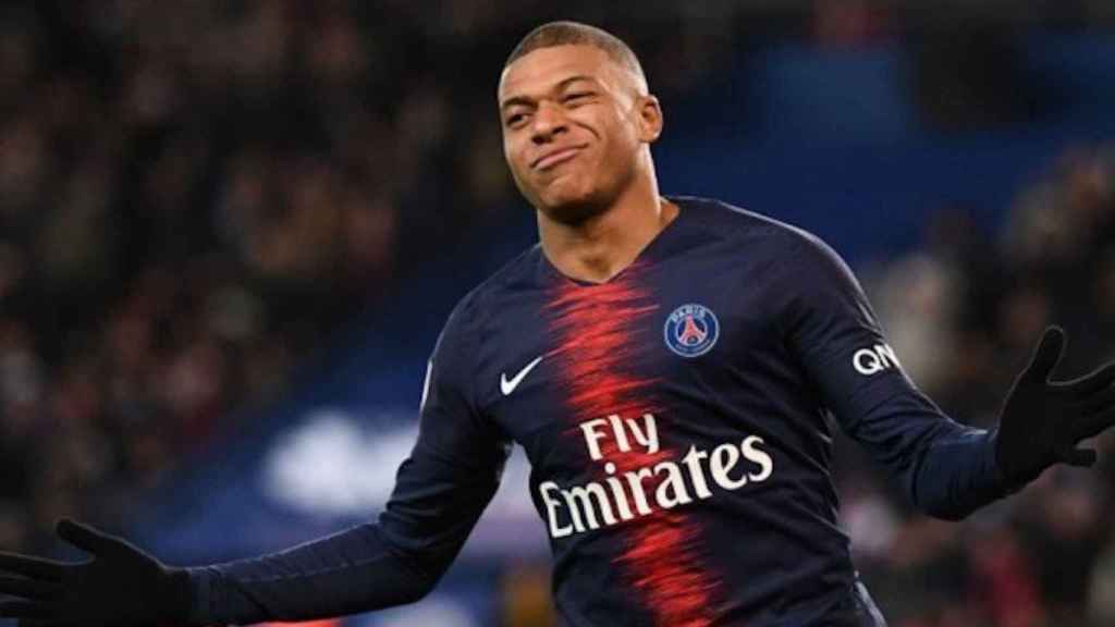 Una foto de Kyllian Mbappé durante un partido con el PSG / EFE