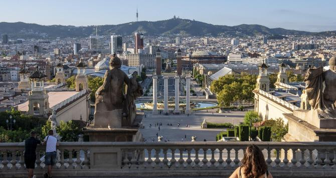 Vistas de Barcelona desde Montjuïc / CONSORCI DE LA ZONA FRANCA DE BARCELONA