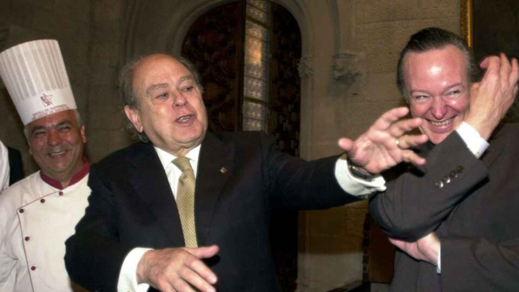 Jordi Pujol (c) y Josep Piqué (d), en una imagen de archivo / EFE