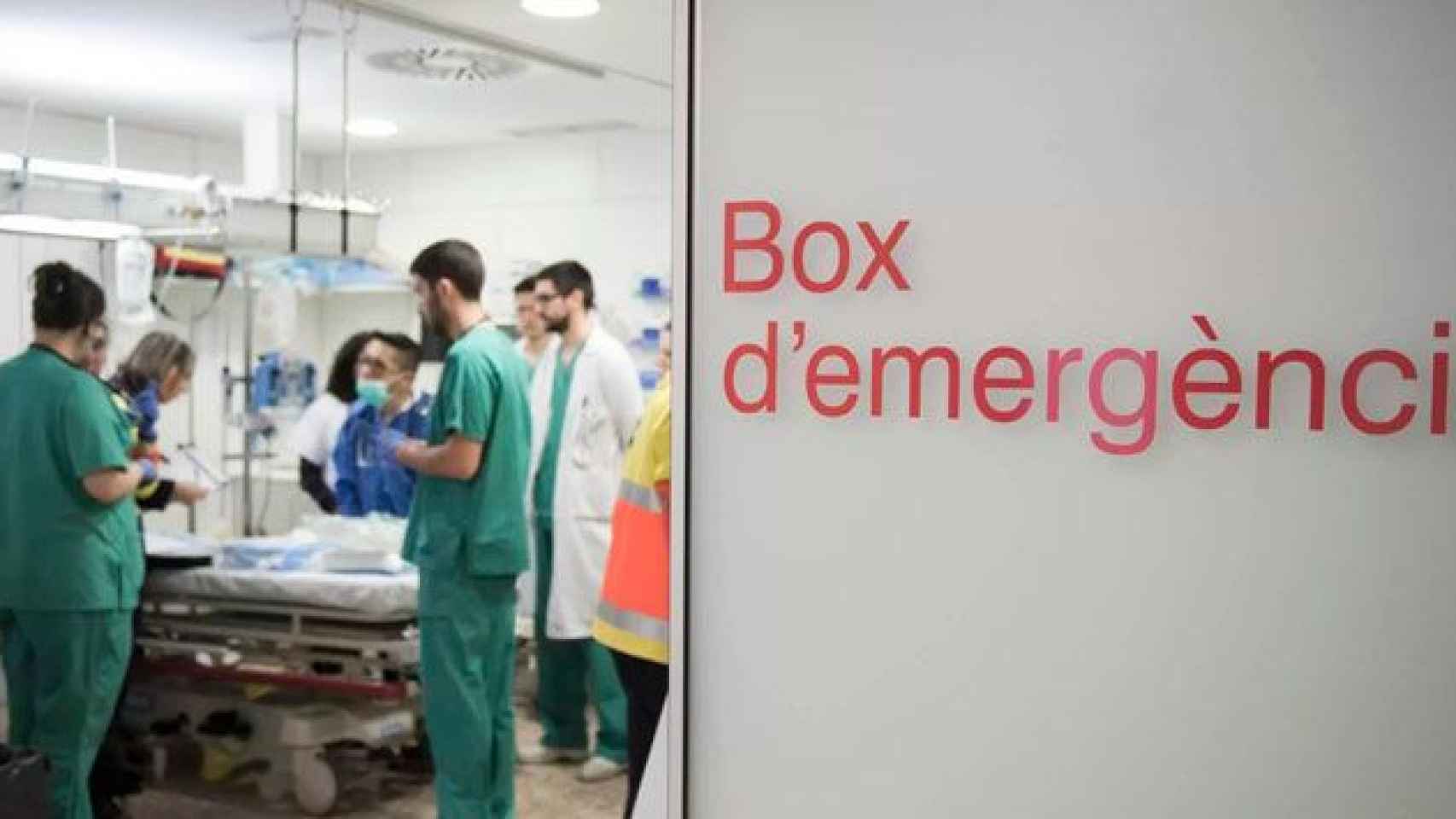 Un box de urgencias en un hospital catalán / EFE