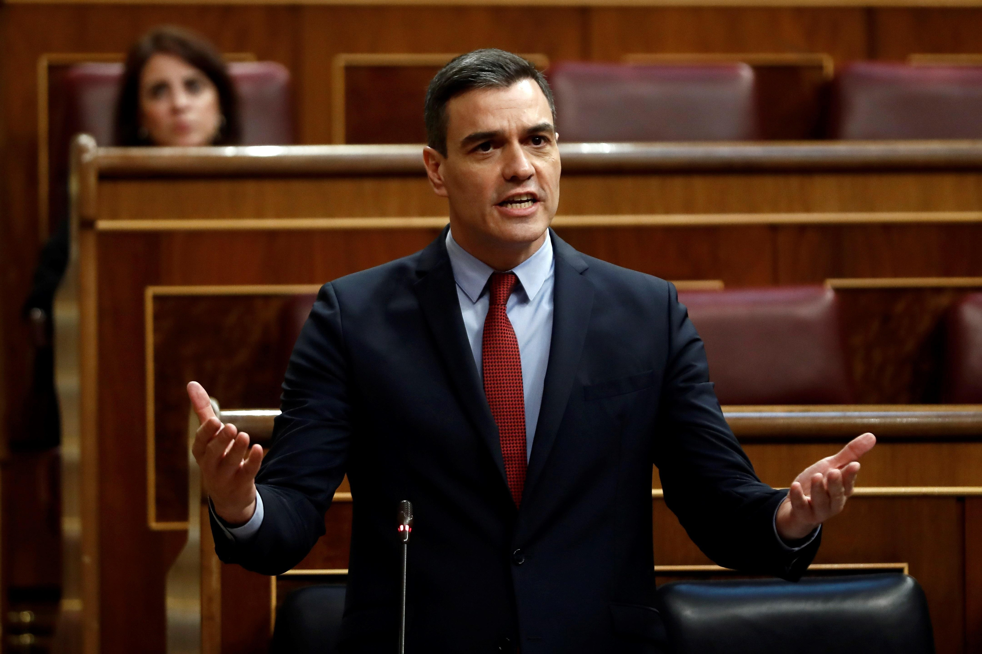 El presidente del Gobierno, Pedro Sánchez, en el Congreso / EP