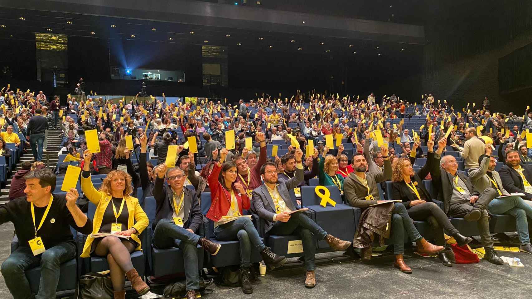 Los asistentes al Congreso Nacional de ERC vota su hoja de ruta hacia la independencia / ERC