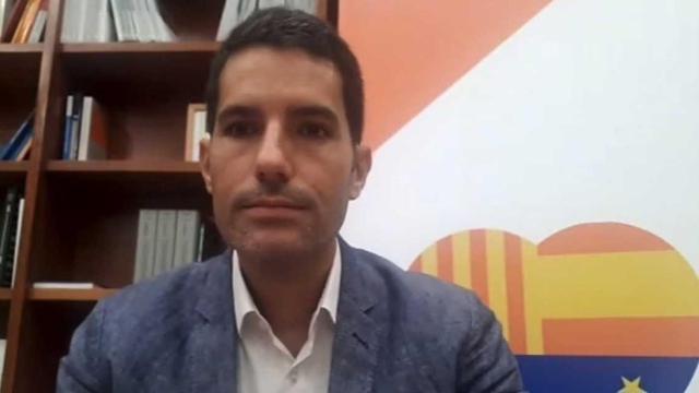 El diputado de Cs en el Parlament Nacho Martín Blanco, en rueda de prensa telemática / EUROPA PRESS
