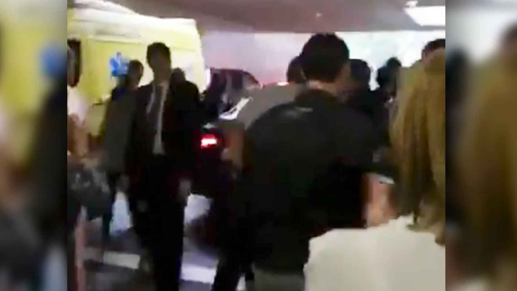 Pedro Sánchez, presidente del Gobierno, en el Hospital de Sant Pau / TWITTER