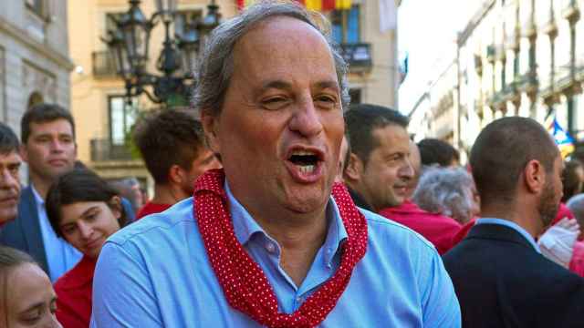 Quim Torra, en las fiestas de La Mercè / EFE