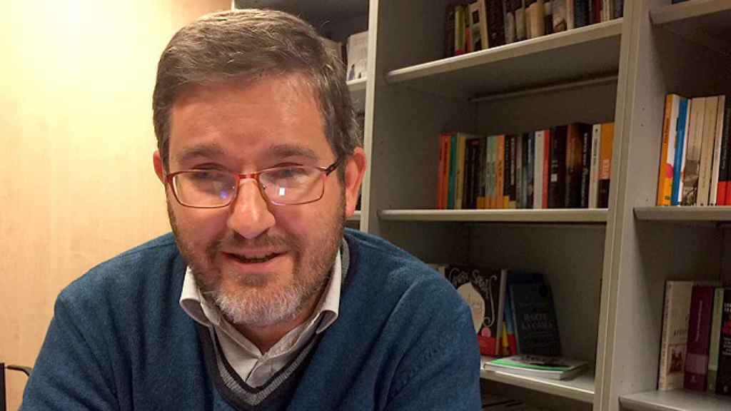 Ignacio Urquizu, sociólogo, autor de '¿Cómo somos?, durante la entrevista con 'Crónica Global'