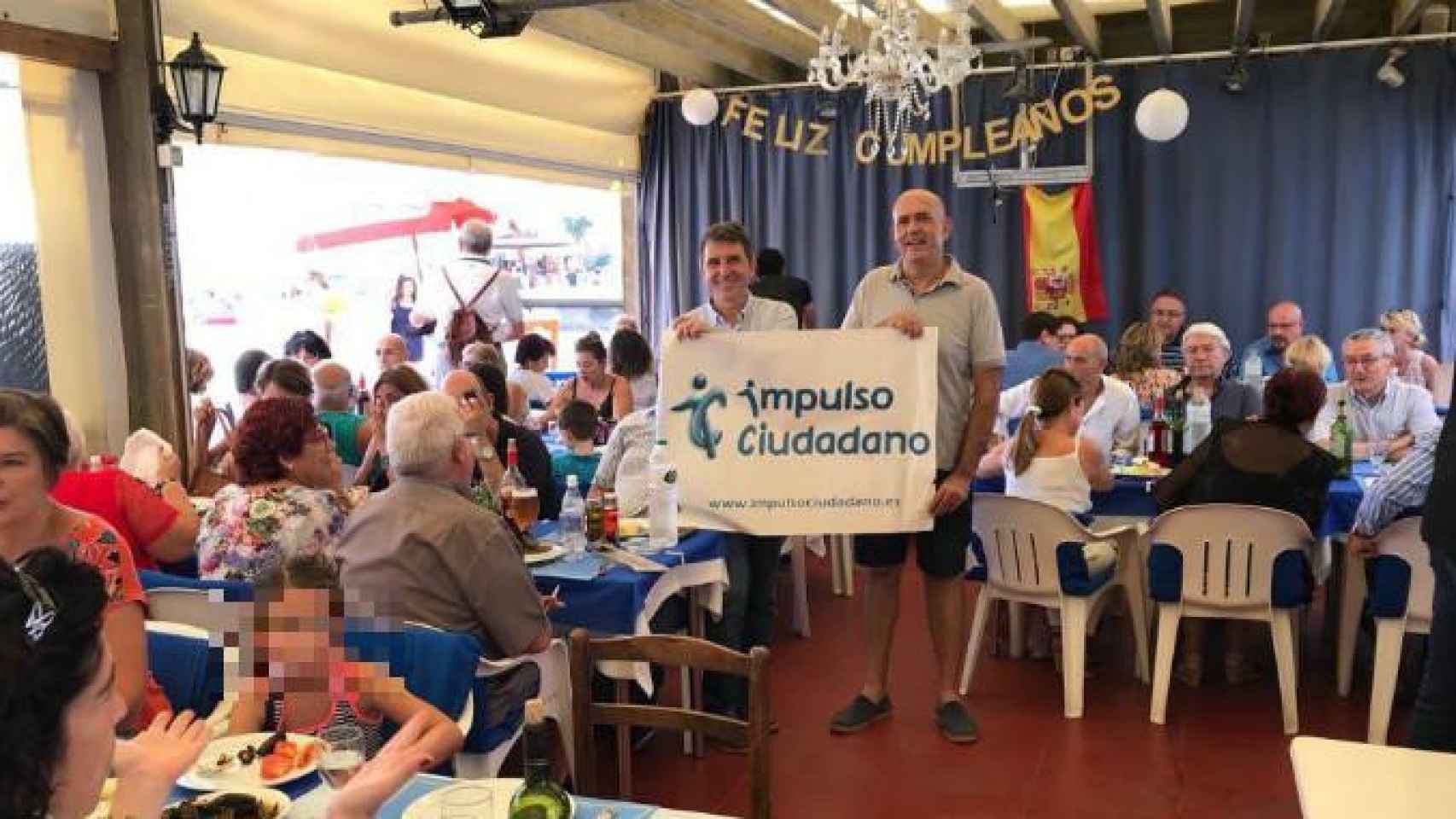 Almuerzo de solidaridad con el propietario del restaurante Sol d'Or de Blanes