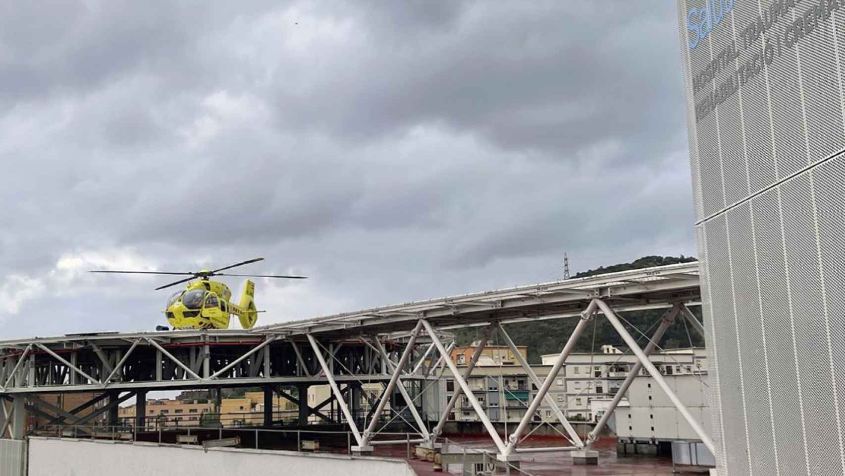 El nuevo helipuerto del Vall d'Hebron / VALL D'HEBRON