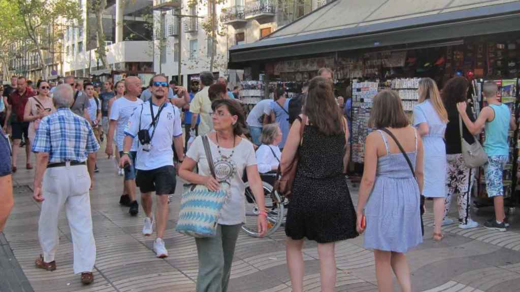 Una parada en las Ramblas de Barcelona / EP