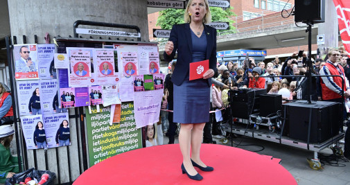 La primera ministra de Suecia y líder del Partido Socialdemócrata, Magdalena Andersson / EFE