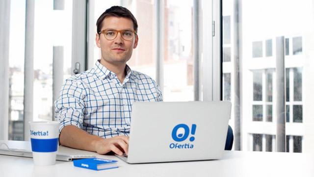 El cofundadaor de Ofertia, Jaume Beltrán, en una imagen de archivo / CG