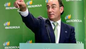 El presidente de Iberdrola, Ignacio Sánchez Galán, durante una junta de accionistas.