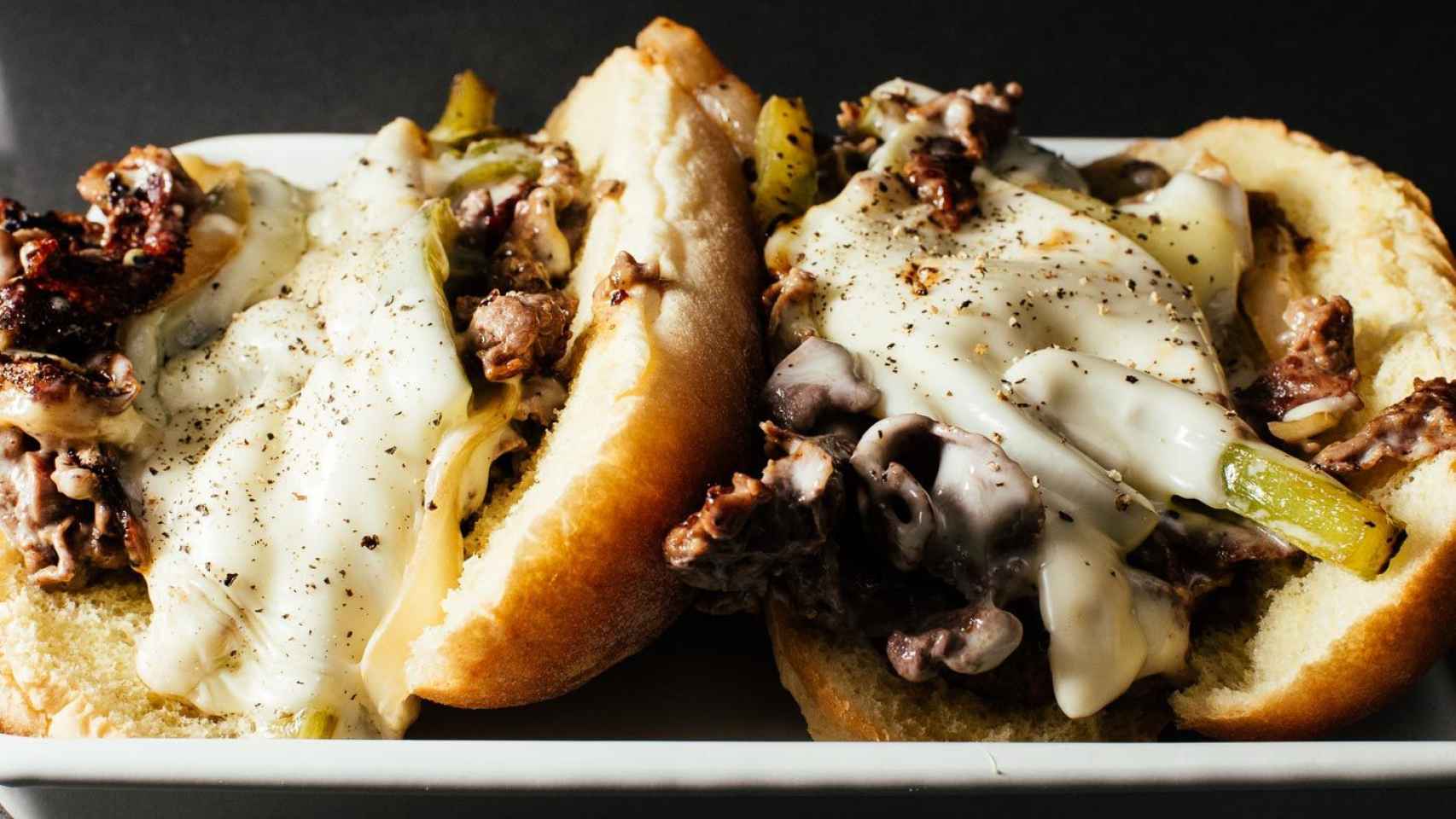 Una foto de archivo del sándwich de carne y quedo de Philly Cheesesteak que era su deseo