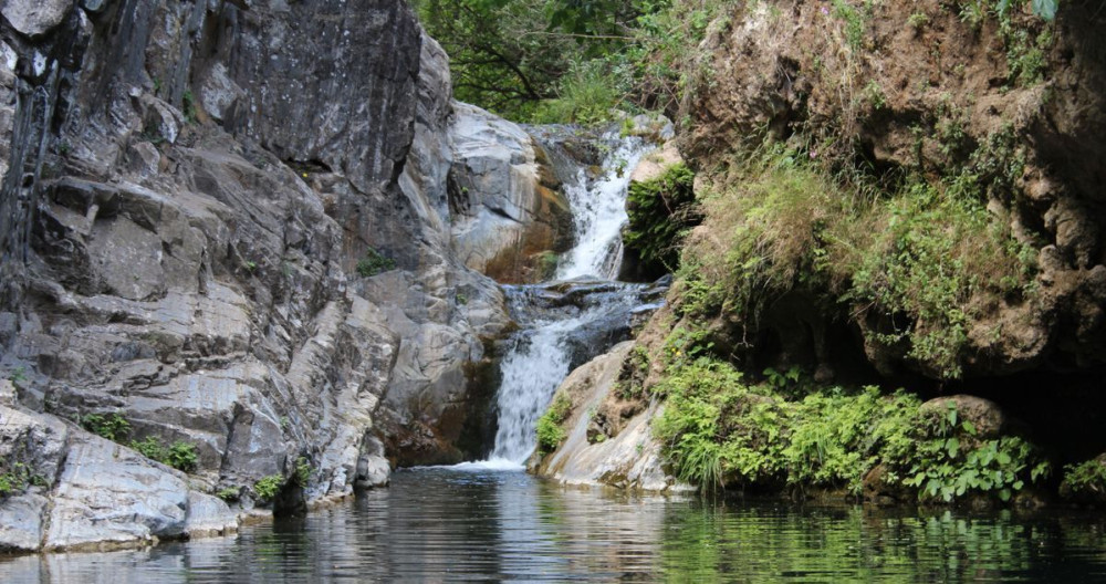 Barranco Blanco en el río Alaminos / DIPUTACIÓN DE MÁLAGA