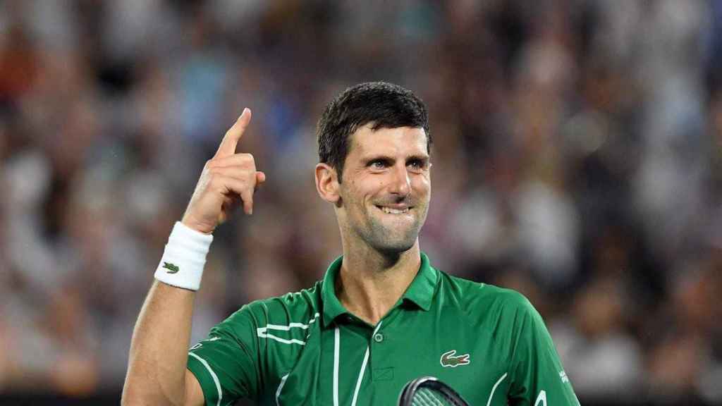 El tenista Novak Djokovic celebra una victoria / EP