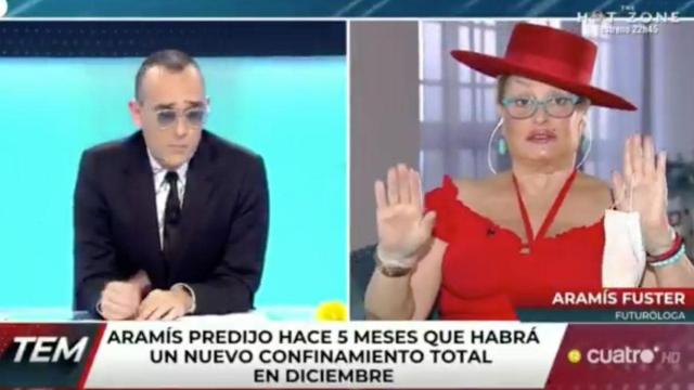 Imagen de Aramís Fuster durante su carga contra Pedro Sánchez y Salvador Illa /CUATRO