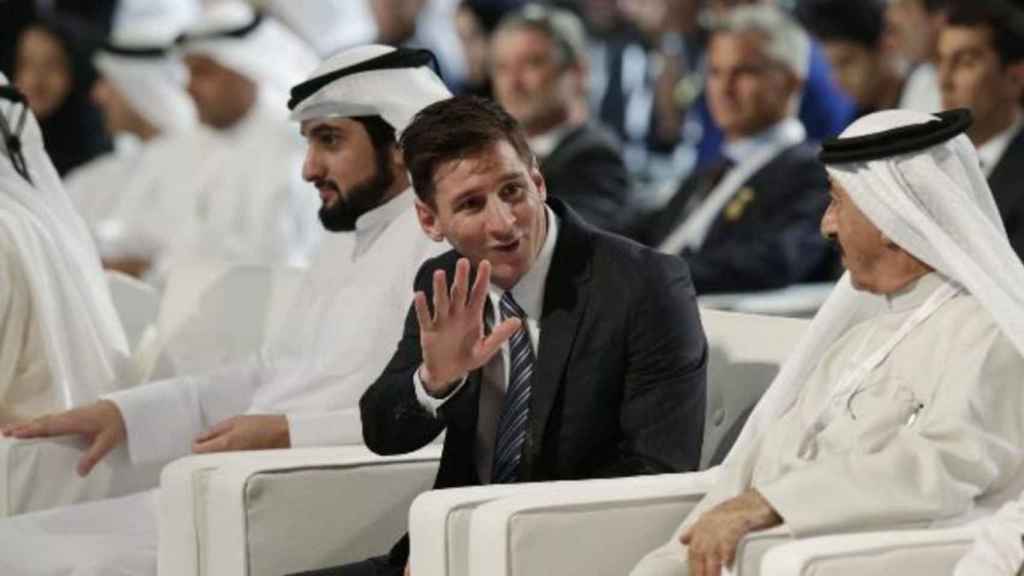 Leo Messi gana el Globe Soccer Award