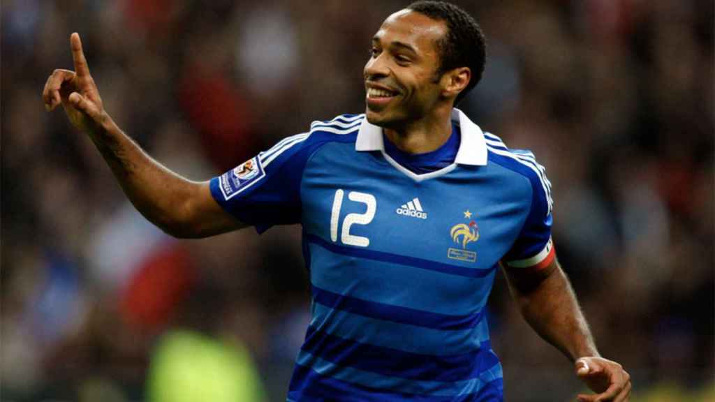 Thierry Henry, celebrando un gol con la selección de Francia / EFE