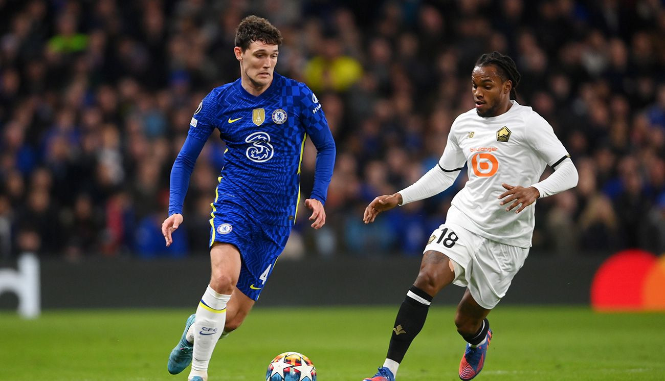 Andreas Christensen, en un partido del Chelsea / REDES