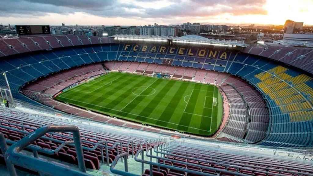 El Camp Nou vacío / EFE