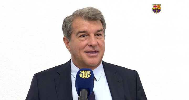 Joan Laporta pasa a la ofensiva contra Javier Tebas / FCB