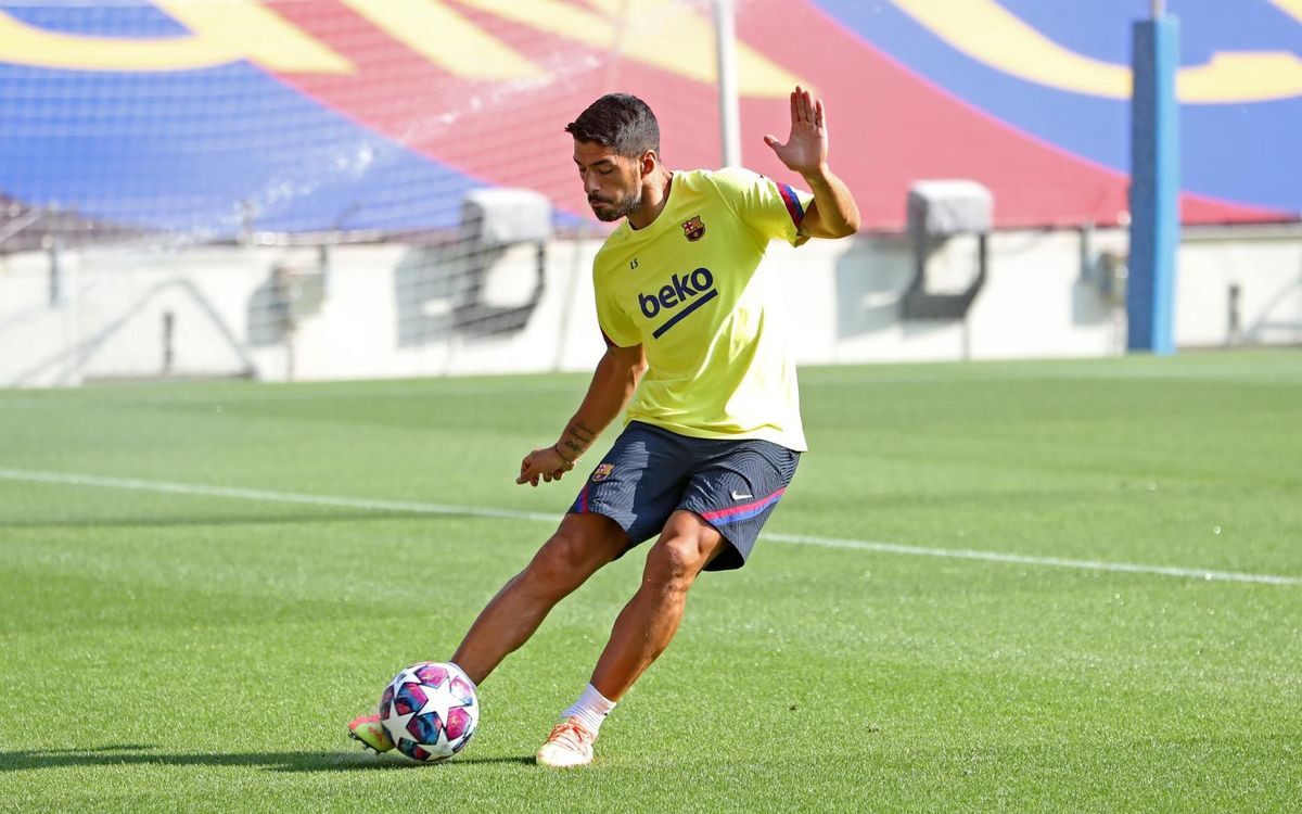 Luis Suárez durante un entrenamiento /FCB