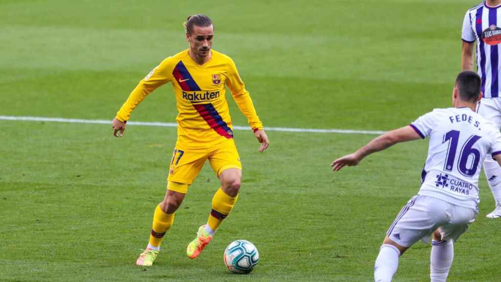 Griezmann durante el encuentro /FCB