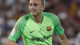 Una foto de Jasper Cillessen durante el partido de final de Copa del Rey / EFE