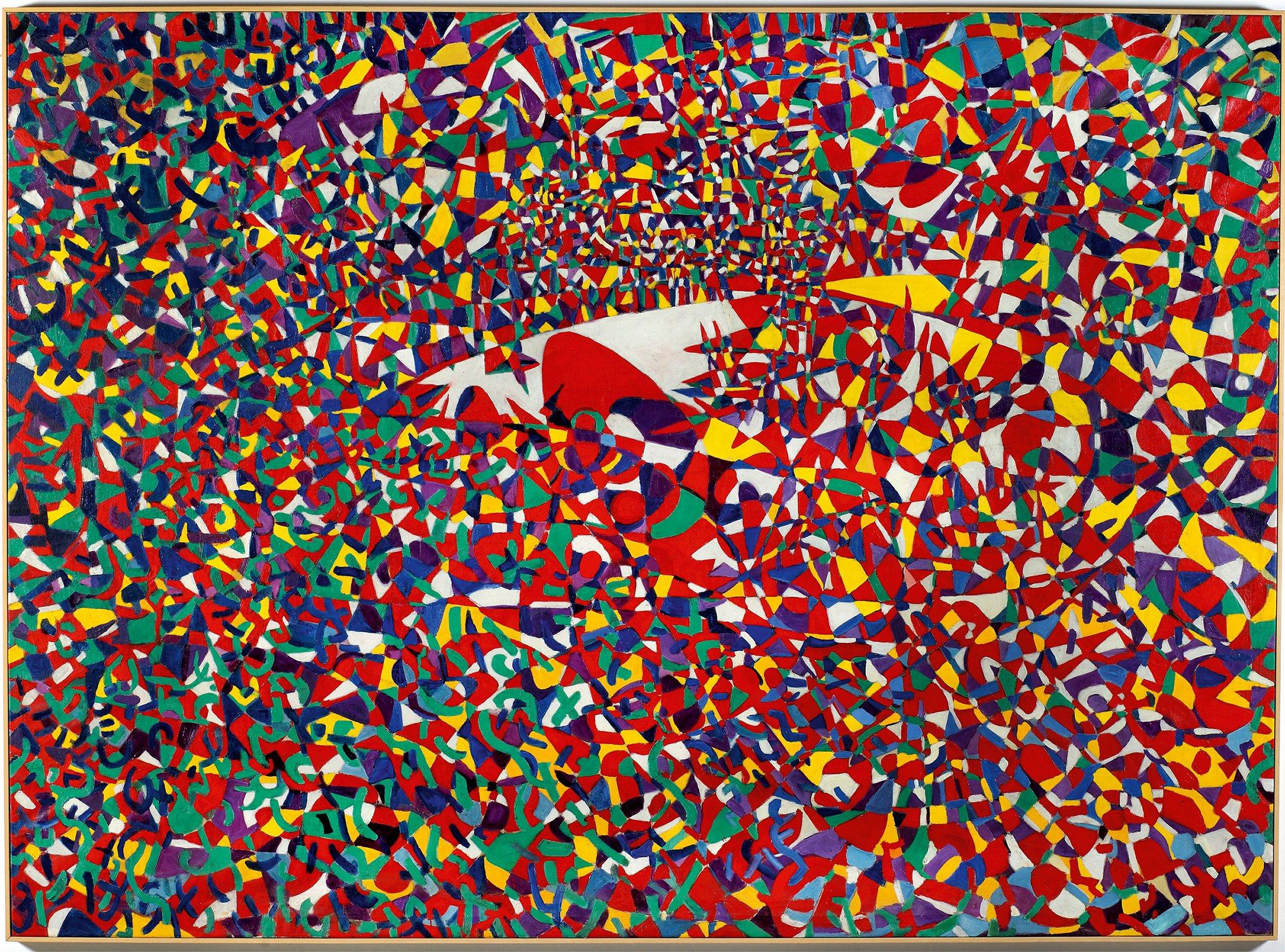 El óleo La arena del sol (1954), de la artista turca Fahrelnissa Zeid / ISTANBUL MUSEUM OF MODERN ART
