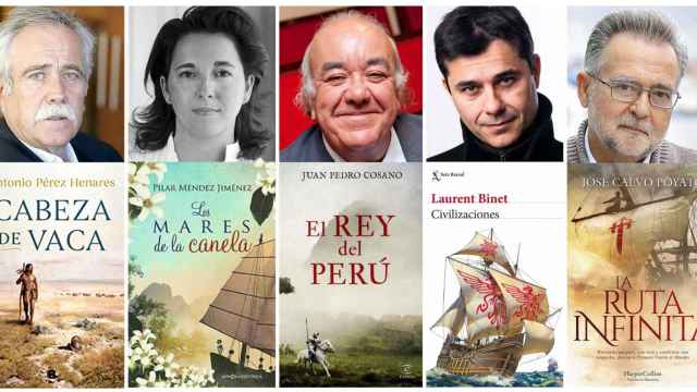 Cinco novelas históricas para dar la vuelta al mundo  / C.G.