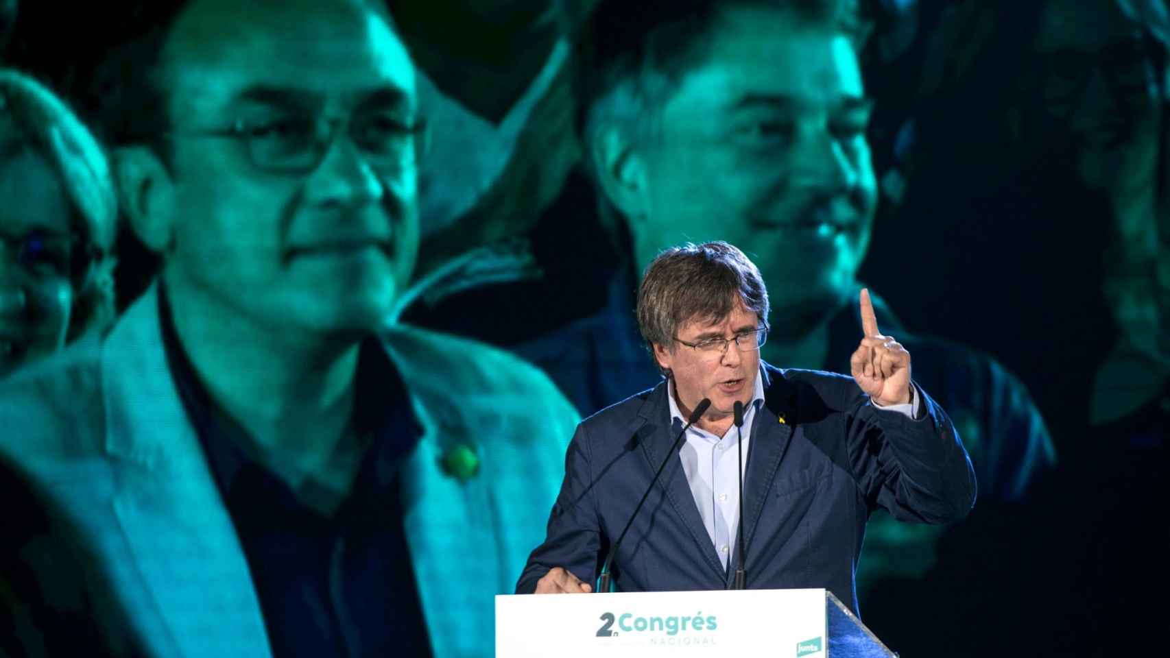 El expresidente de la Generalitat, Carles Puigdemont, cree que la reforma de sedición es un truco de Sánchez / GLÒRIA SÁNCHEZ