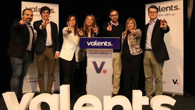 Los dirigentes de Valents, partido que critica que Colau gaste dinero público en celebrar la ‘Primavera Republicana' / EP