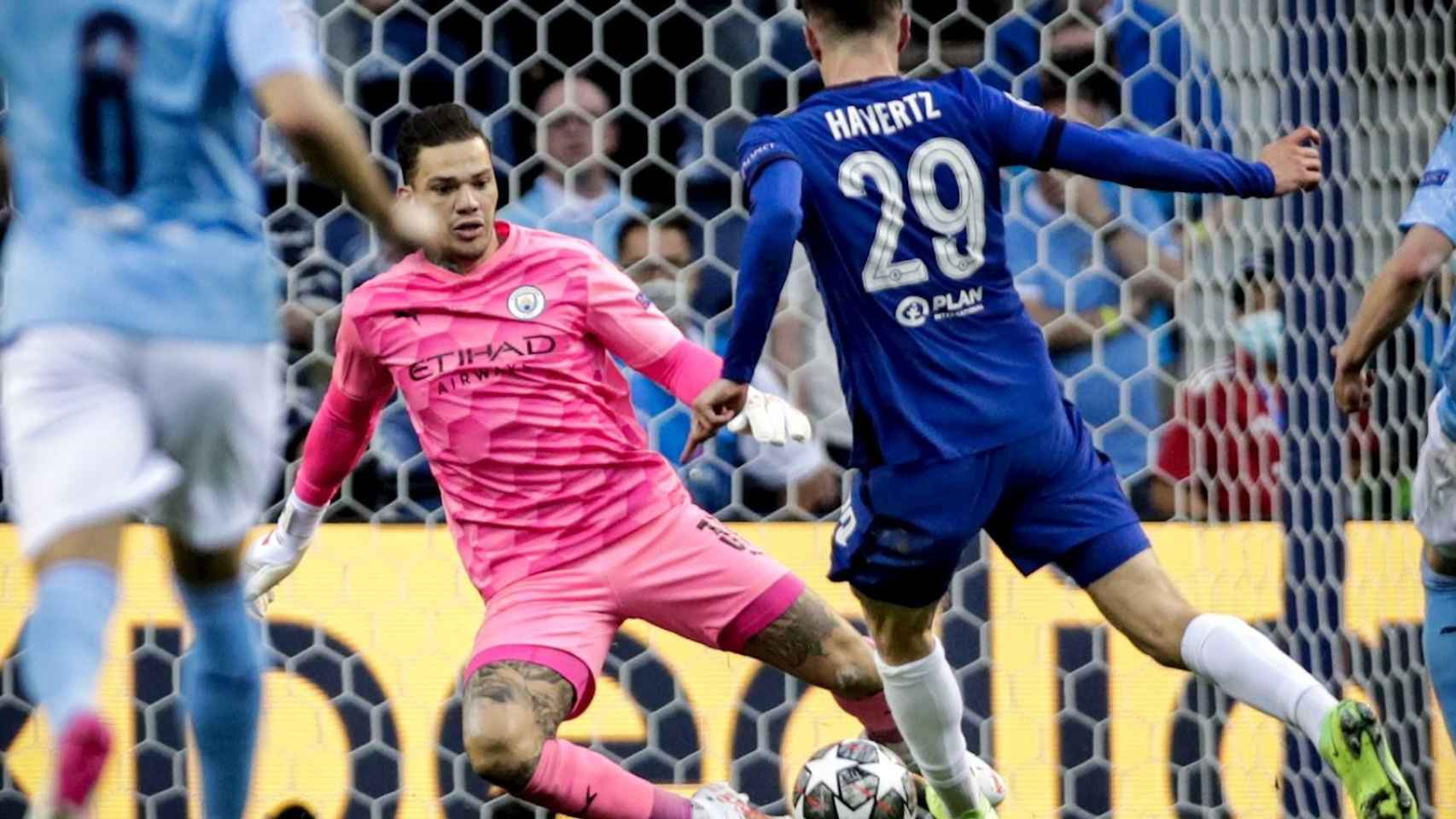 Havertz, marcando el gol del Chelsea en la final de Champions ante el Manchester City / EFE