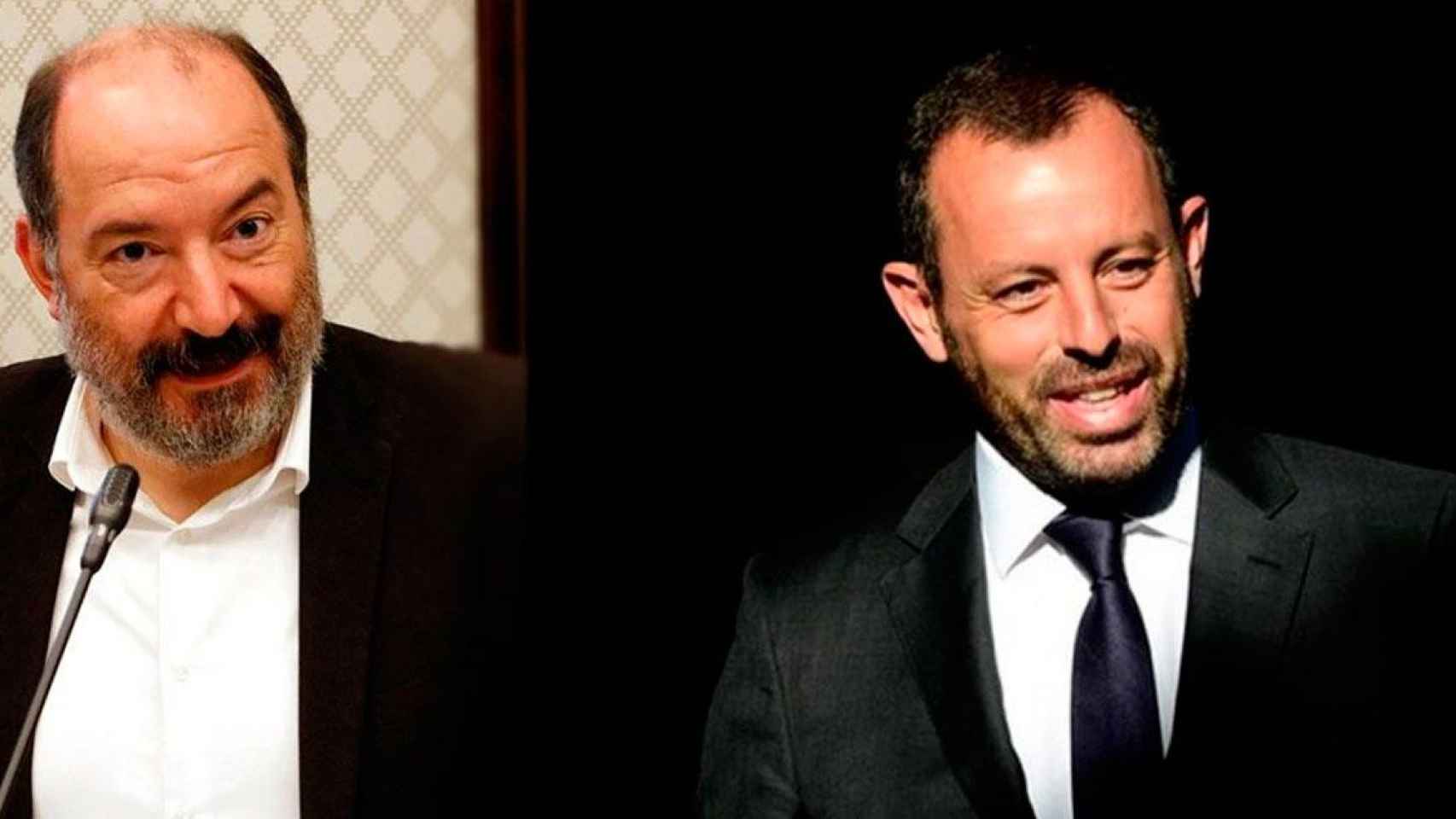 Vicent Sanchís y Sandro Rosell / CULEMANÍA