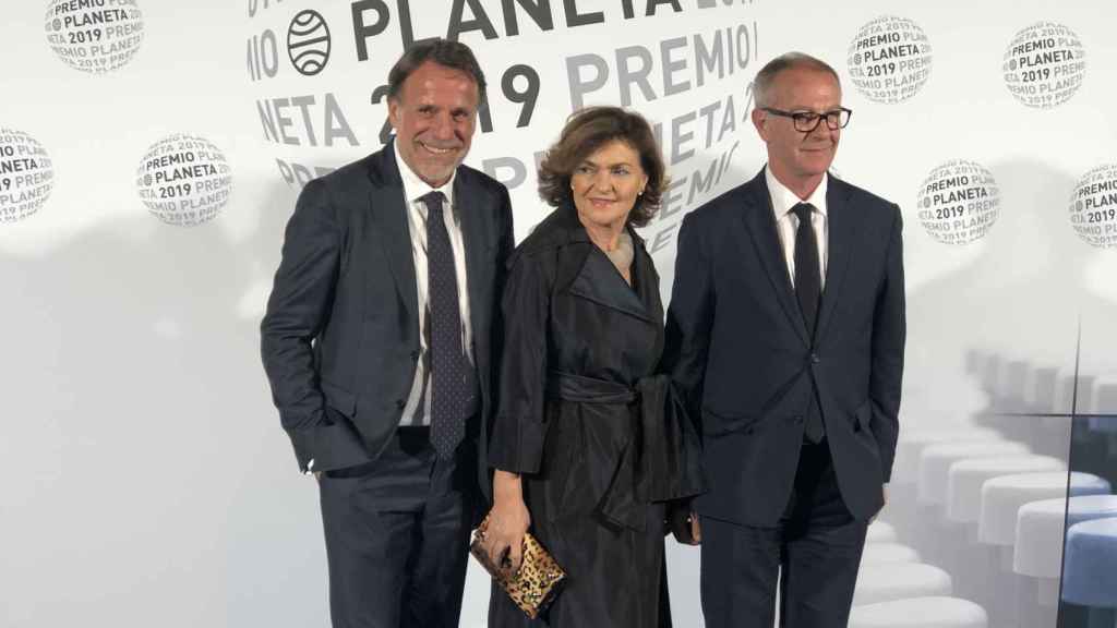 La vicepresidenta del Gobierno, Carmen Calvo, en los premios Planeta / CG