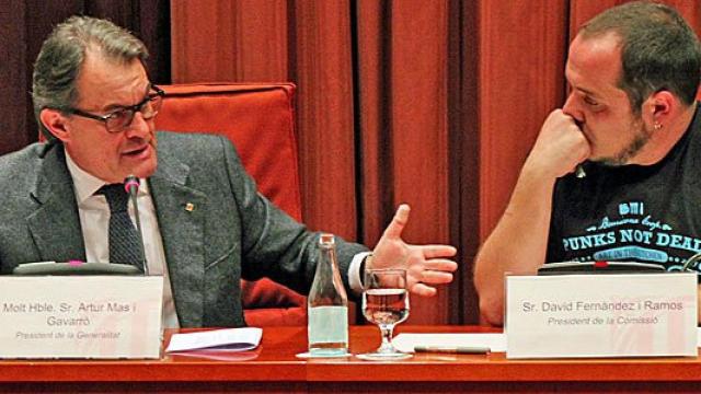 Artur Mas y David Fernàndez