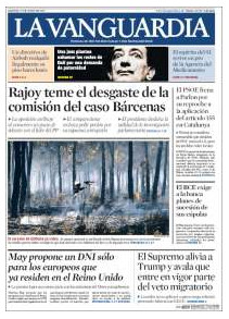 Portada de La Vanguardia del 27 de junio