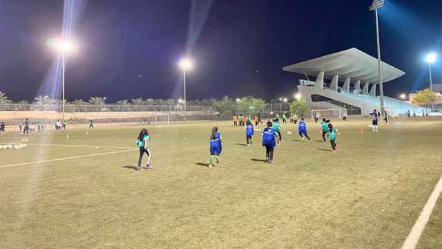 Campo de entrenamiento de fútbol practicado por mujeres en Riad, Arabia Saudí / CG